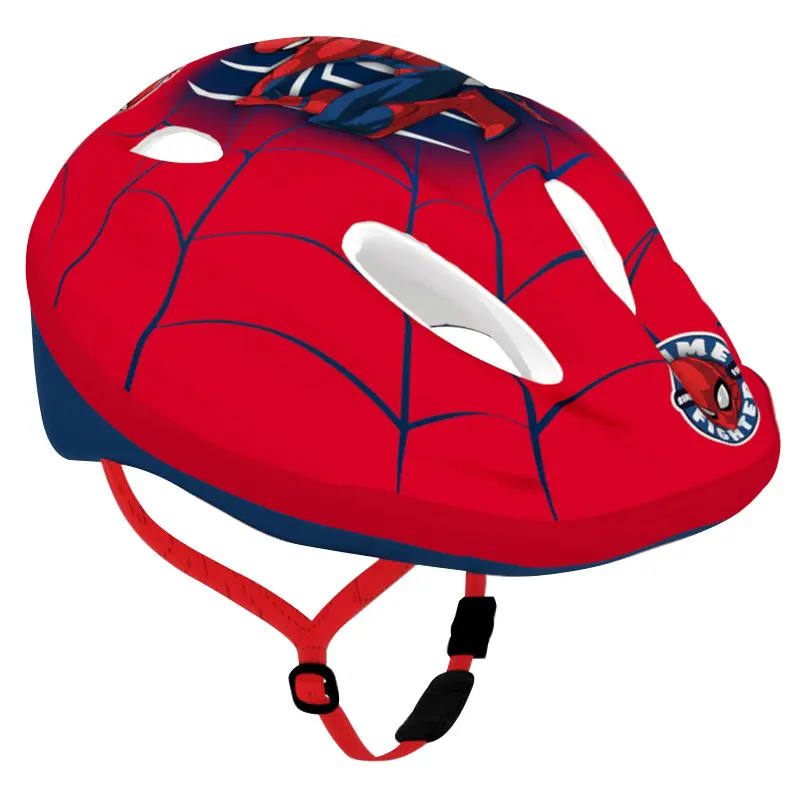 ディズニー スパイダーマン 子供用自転車ヘルメット 赤 サイズ52-56