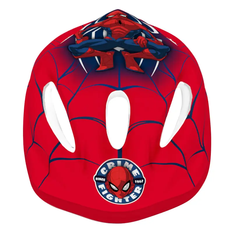 ディズニー スパイダーマン 子供用自転車ヘルメット 赤 サイズ52-56 — 第3ビュー
