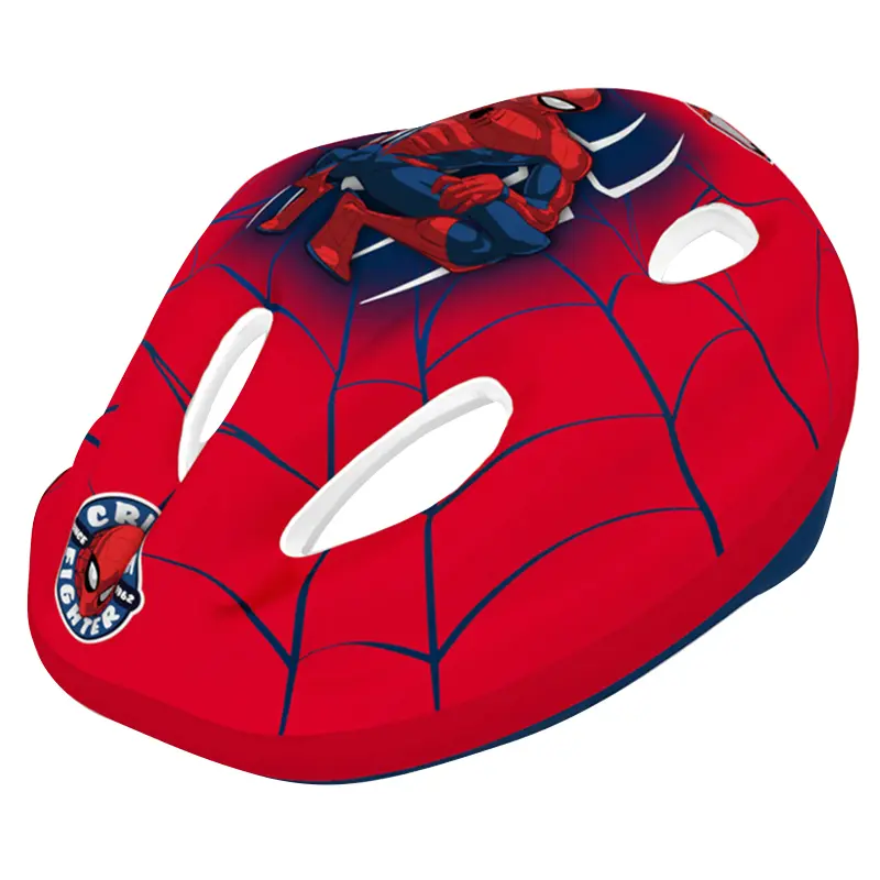 ディズニー スパイダーマン 子供用自転車ヘルメット 赤 サイズ52-56 — 第4ビュー