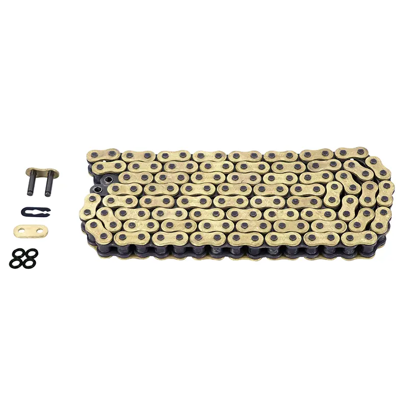 Motorradkette AFAM 428 130 Glieder XS-Ring verstärkt gold (A428XMR-G2 130L)