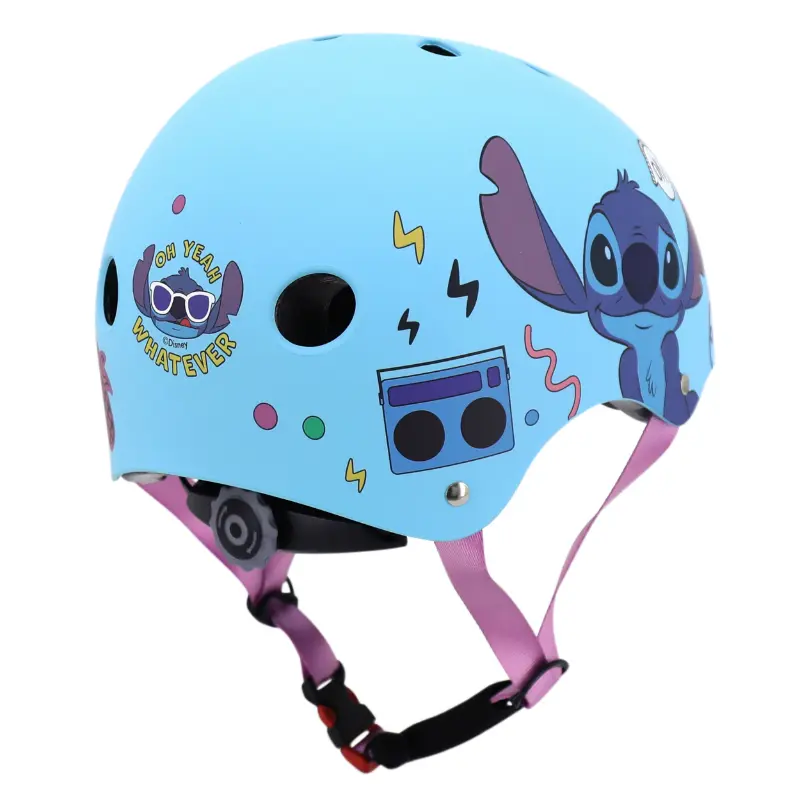 Cykelhjälm barn Disney Stitch blå 52-56 cm — vy 3
