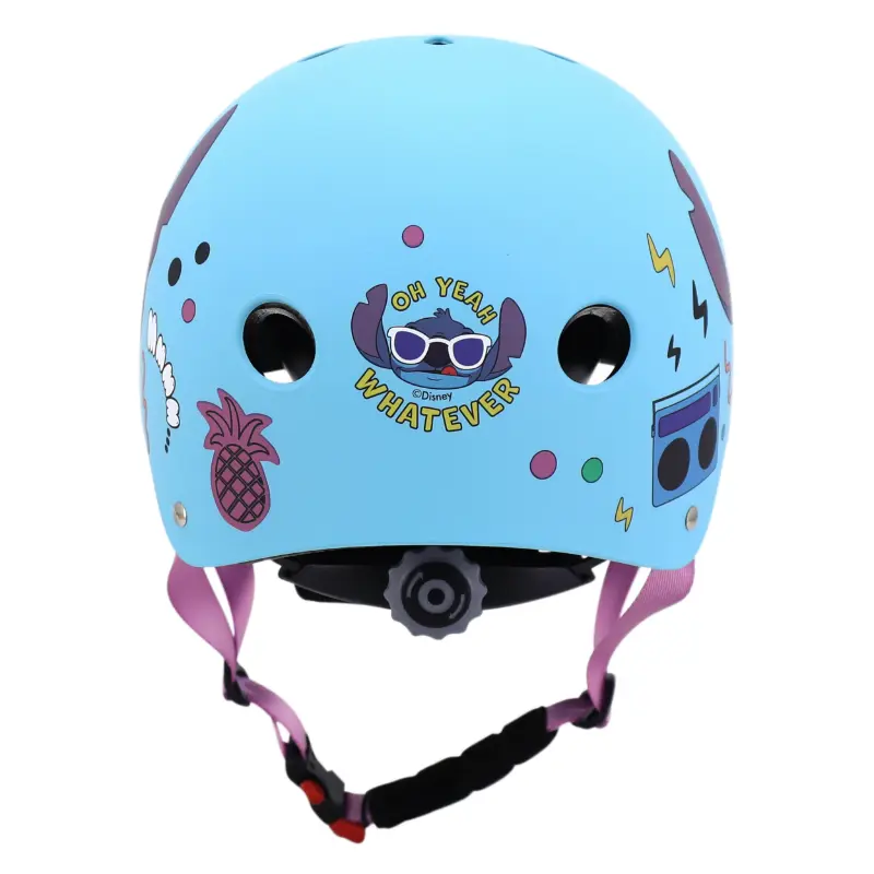 Cykelhjälm barn Disney Stitch blå 52-56 cm — vy 4