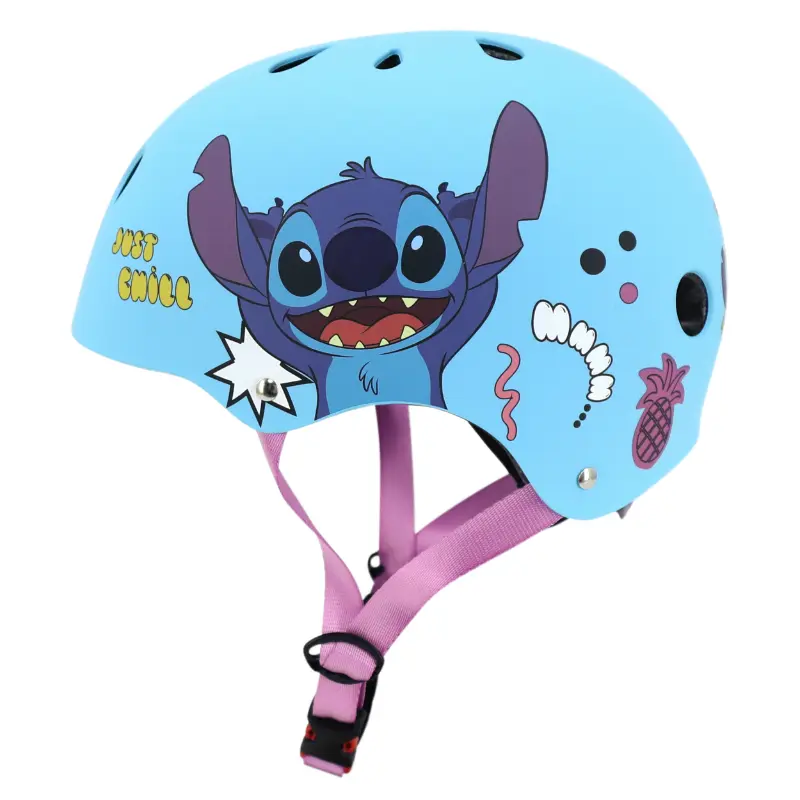 Cykelhjälm barn Disney Stitch blå 52-56 cm — vy 6