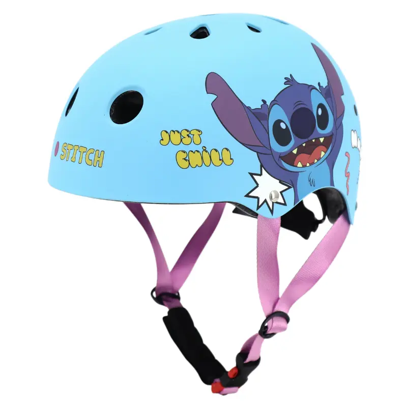 Cykelhjälm barn Disney Stitch blå 52-56 cm — vy 7
