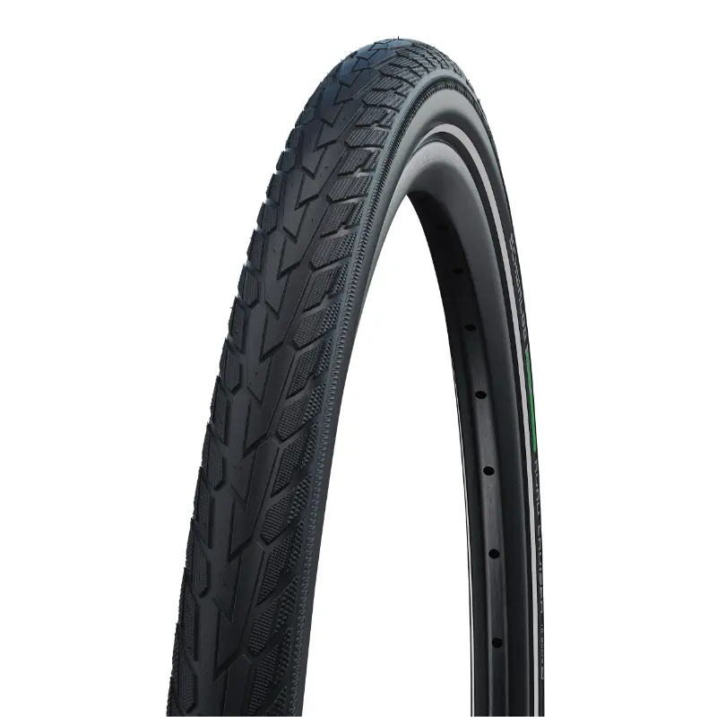 Pneu VTC urbain Schwalbe Road Cruiser HS484 700 x 47 noir TR flanc réflex