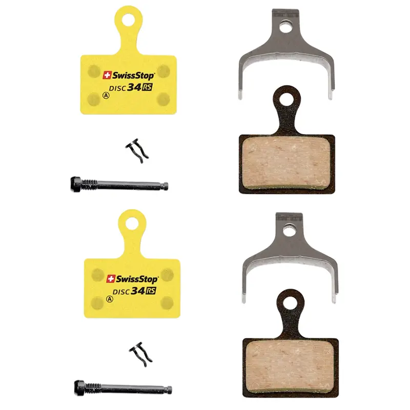 Plaquettes de frein Swissstop Organic Silence pour Shimano Dura-Ace R9170, Ultegra R8070, Tiagra R4770, RS805, RS505, RS405, RS305, Tektro R310 - 2 paires