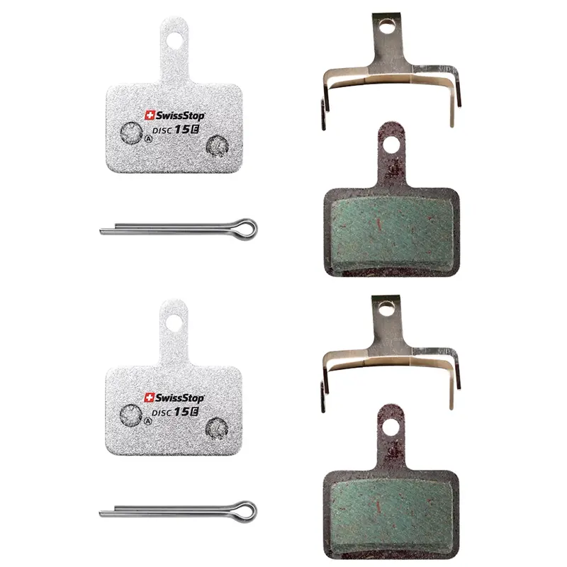 Plaquettes de frein VTT Shimano Deore M515, M486, M485, M575, M395 SwissStop organic Disc 15E (2 paires)