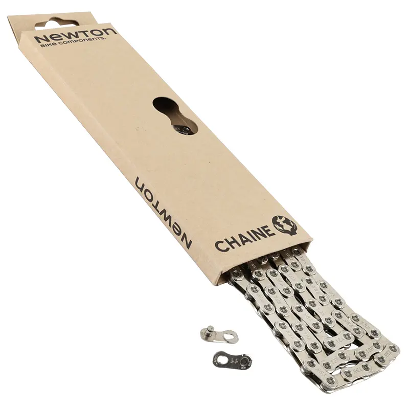 Cadena de bicicleta 11V VAE Newton Flattop MK11-E plata 124 eslabones — vista 2