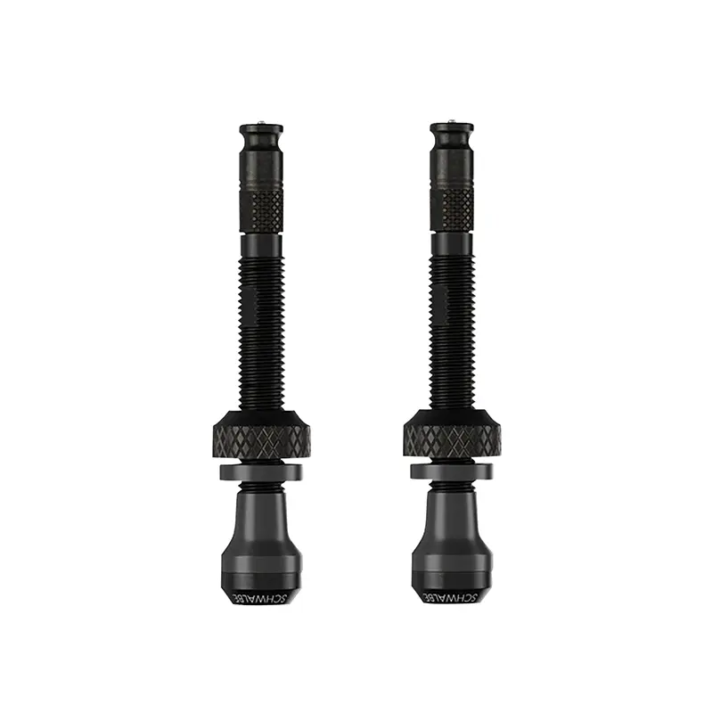 Tubeless-Ventil Schwalbe Clik Valve 40 mm abnehmbare Mutter (Paar)