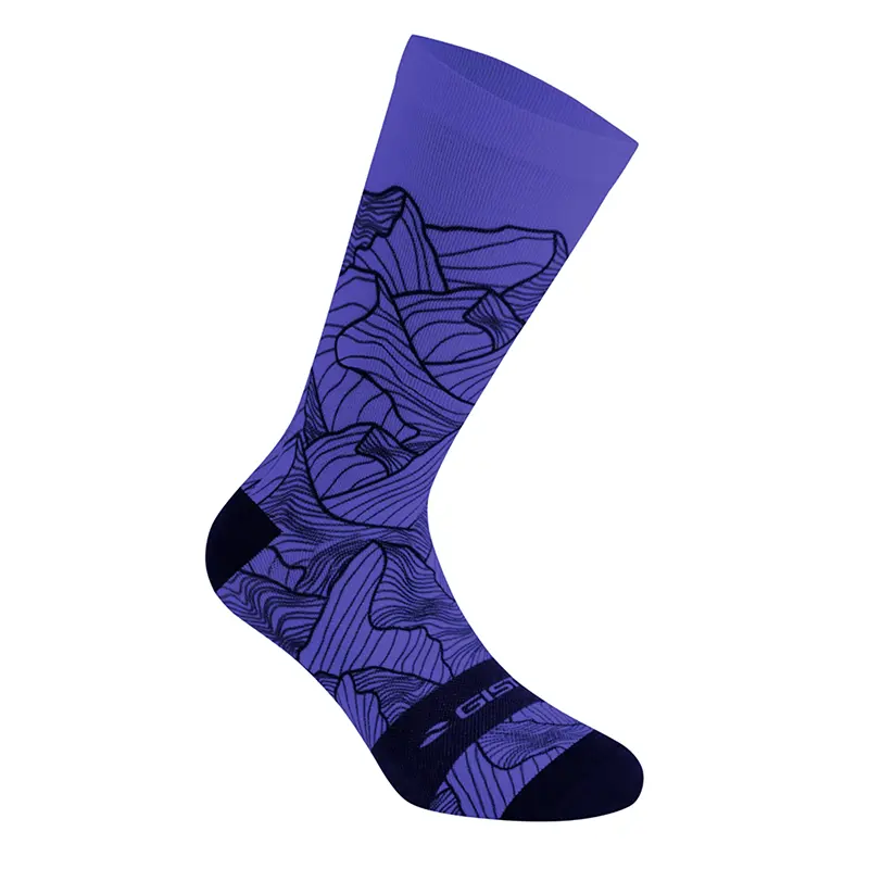 Chaussettes Gist Trendy Altitude violet 38-42 hauteur 20 cm
