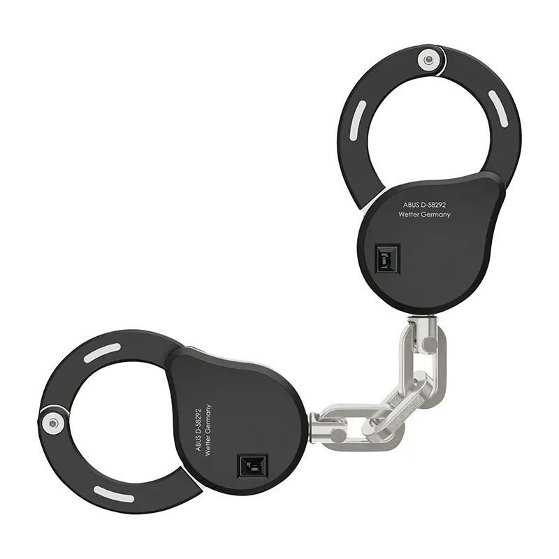 ابس چین کلاو کمبینیشن 100 سینٹی میٹر سیاہ ہینڈکف لوک — 2 ویو