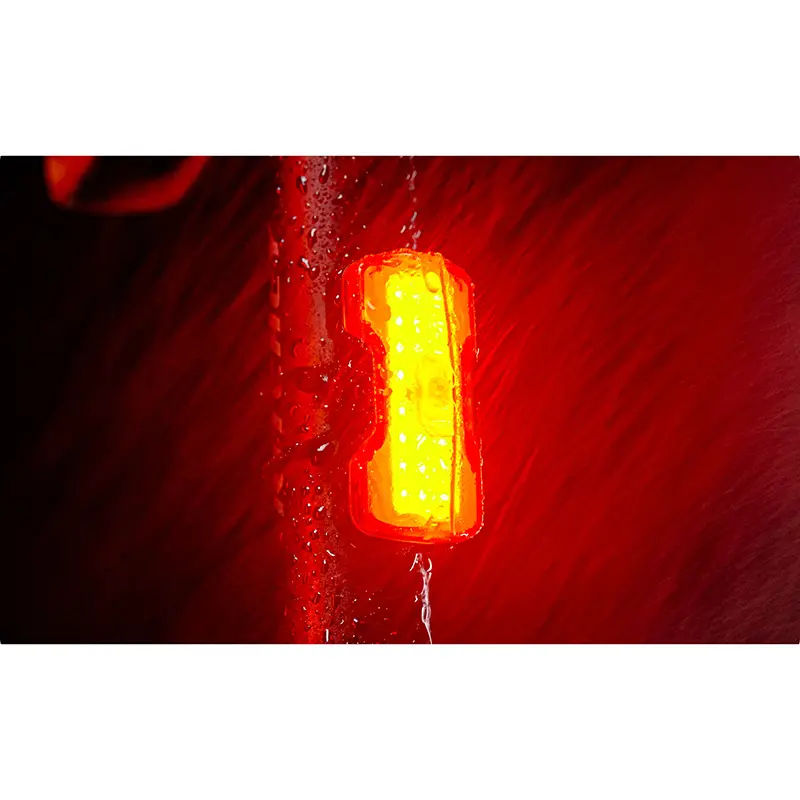 Fahrradbeleuchtung USB hinten auf Sattelstütze Zéfal Vision R20 Lumen schwarz — Ansicht 3