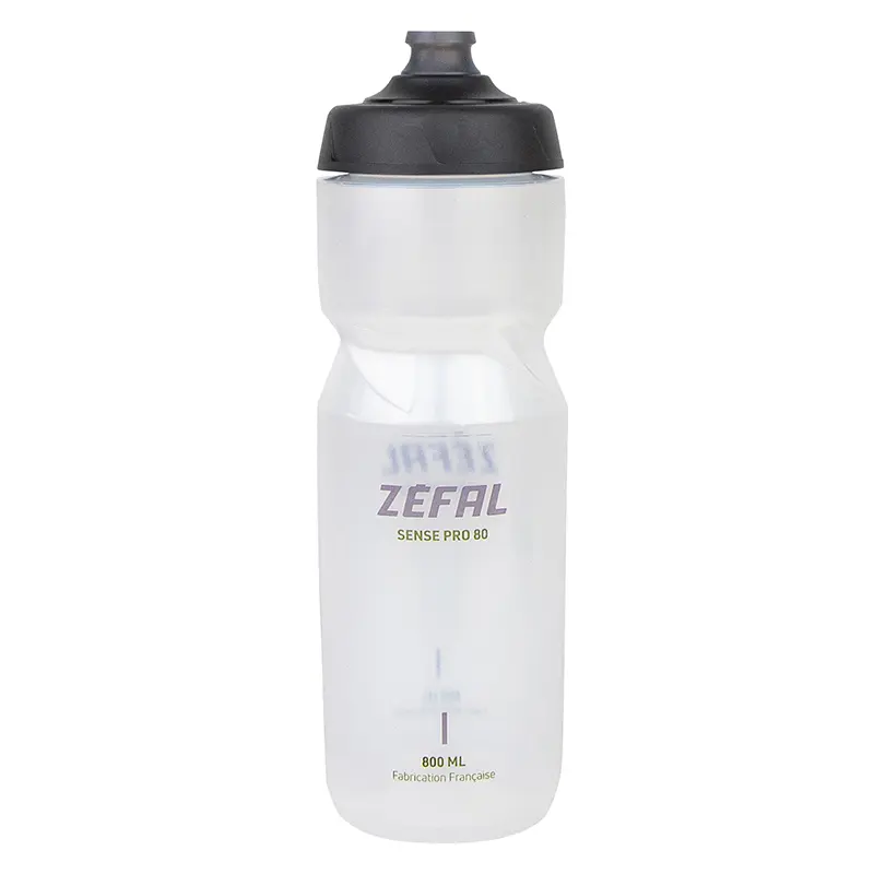 Bidon Zéfal Sense Pro 80 translucide gris-vert 800 ml