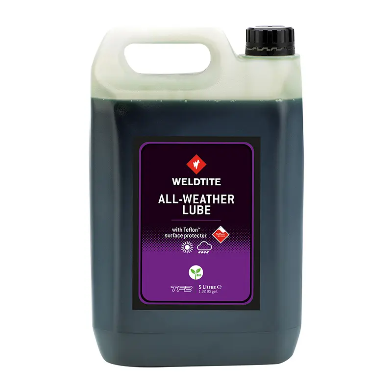 Lubrificante de corrente de bicicleta Weldtite TF2 todas condições com teflon 5L