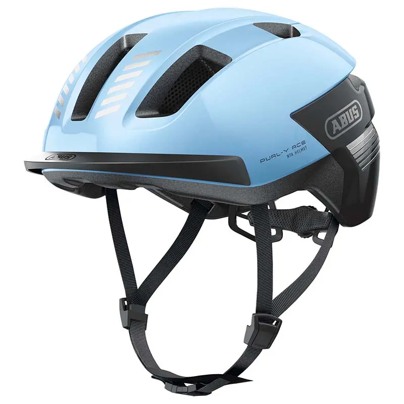 ABUS Purl-y Ace Fahrradhelm für Erwachsene blau glacier Größe L (57-61 cm) integrierte Beleuchtung — Ansicht 2