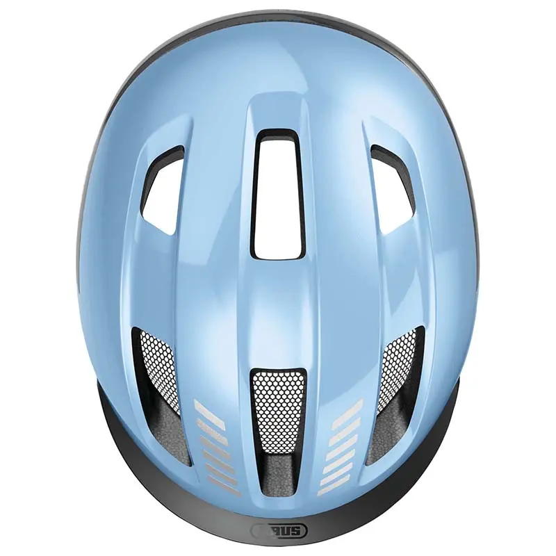 ABUS Purl-y Ace Fahrradhelm für Erwachsene blau glacier Größe L (57-61 cm) integrierte Beleuchtung — Ansicht 6