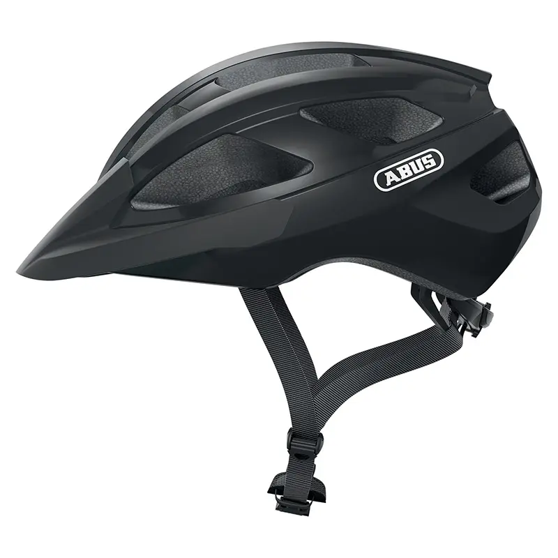 Fahrradhelm Erwachsene Abus Macator Velours schwarz Größe M (52-58 cm)