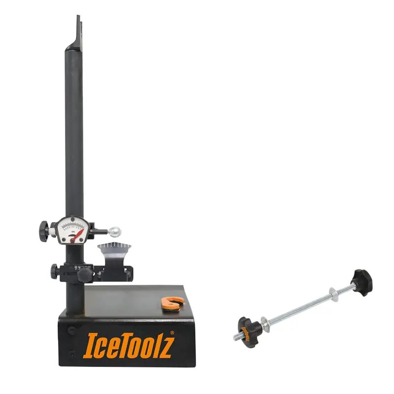 Outil dévoileur - centreur de roue ICETOOLZ 18"-29" axe traversant