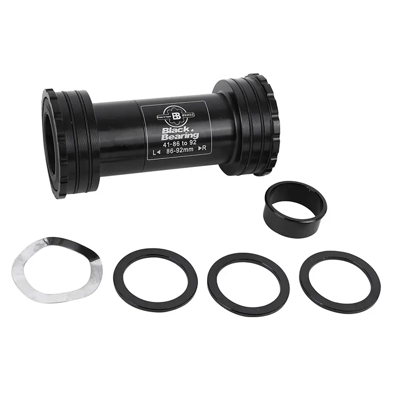 Einsatz-Innenlager MTB-Rennrad zum Einpressen Black Bearing Keramiklager 86-92 mm Durchm. 41 Achse 24 mm Adapter GXP