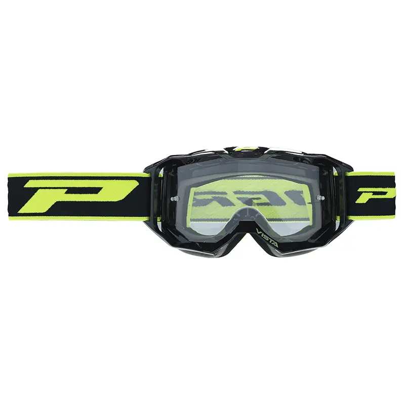 Masque-lunettes cross Progrip 3303 TR Vista noir écran transparent anti-rayures anti-UV anti-buée