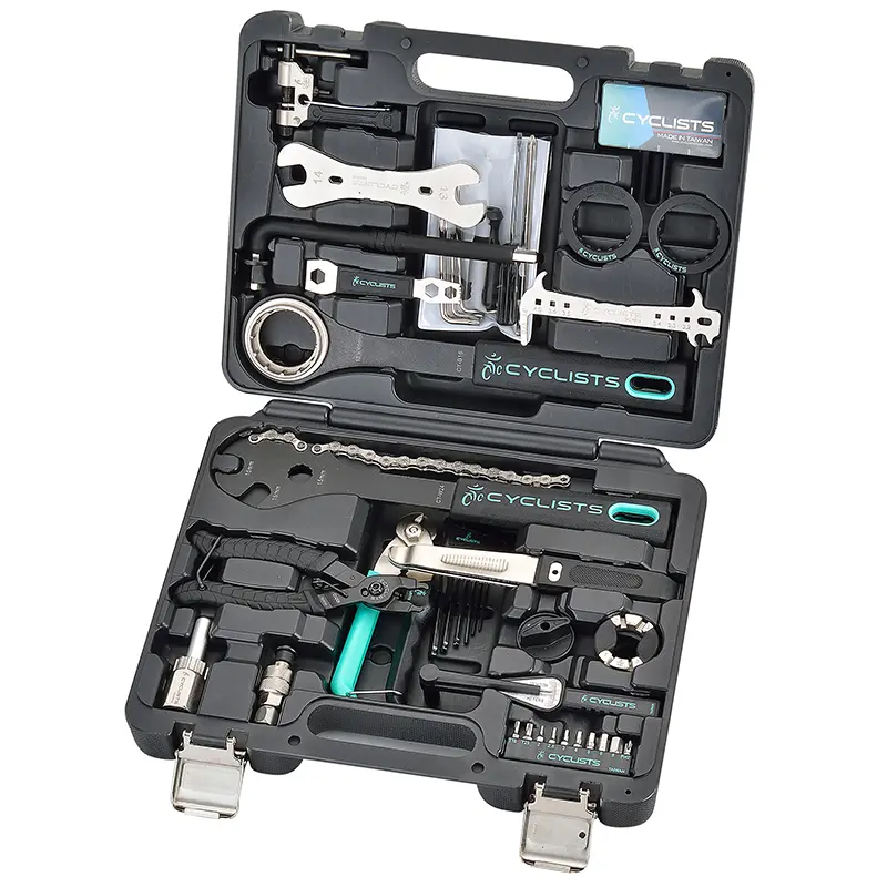 Coffret malette entretien et réparation vélo 22 outils P2R