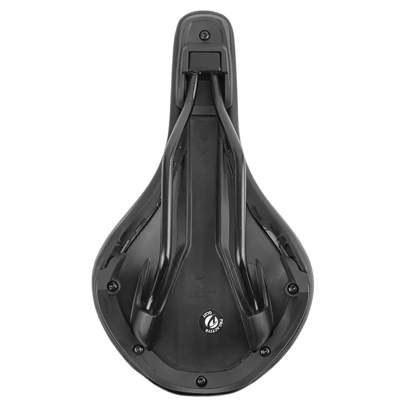 Sattel Newton Junior Ichnos Racing schwarz rotes Design 256x140 mm Stahlschiene — Ansicht 3