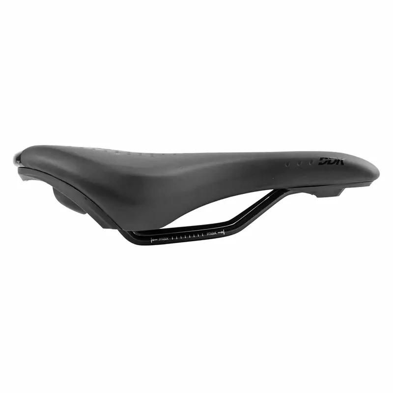 Sattel Newton Junior Ichnos Racing schwarz rotes Design 256x140 mm Stahlschiene — Ansicht 4