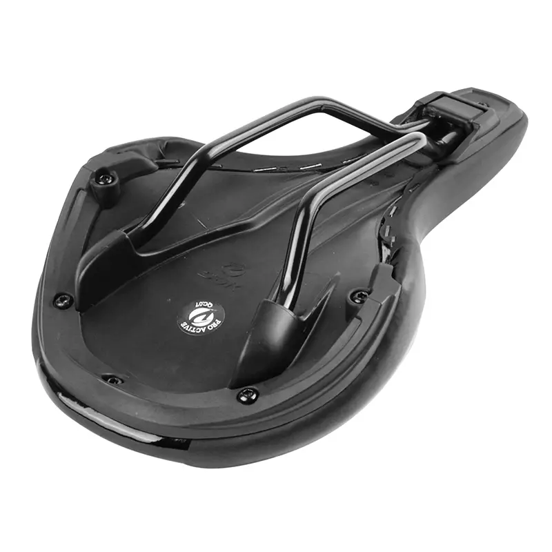 Sattel Newton Junior Ichnos Racing schwarz rotes Design 256x140 mm Stahlschiene — Ansicht 5