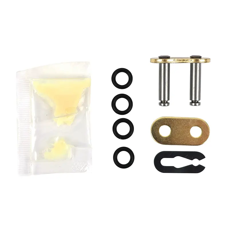 Motorradkette AFAM 428 136 Glieder XS-Ring verstärkt gold (A428XMR-G2 136L) — Ansicht 3