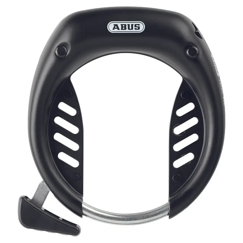 قفل دراجة حدوة حصان Abus Tectic 496 LH أسود مع قفل مدمج - مستوى أمان 6-15 — أقفال الحماية