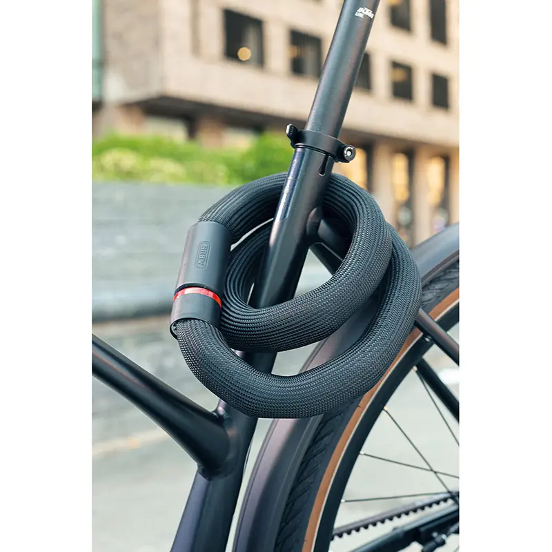 Abus Goose Lock 6206K 6 mm 110 cm fietsbeveiligingsketting met sleutel beveiligingsniveau 7 — zicht 2