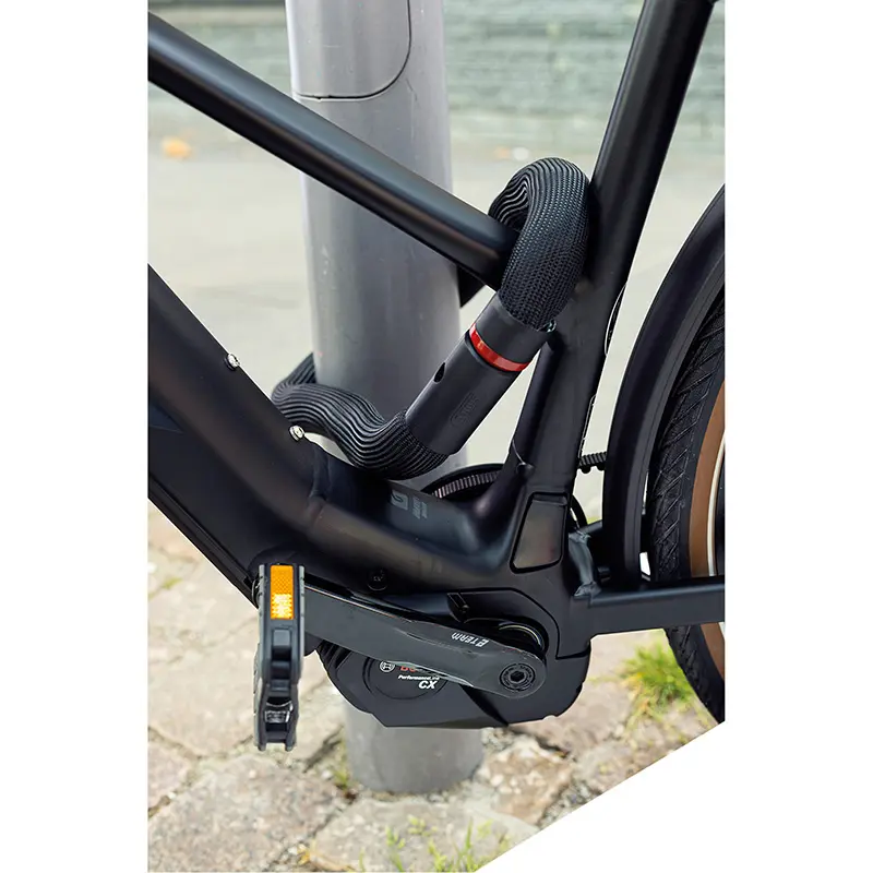 Abus Goose Lock 6206K 6 mm 110 cm fietsbeveiligingsketting met sleutel beveiligingsniveau 7 — zicht 3