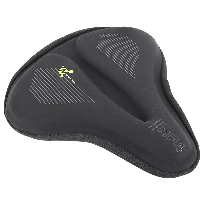 Couvre-selle vélo Newton gel mémoire de forme noir (276X263MM)