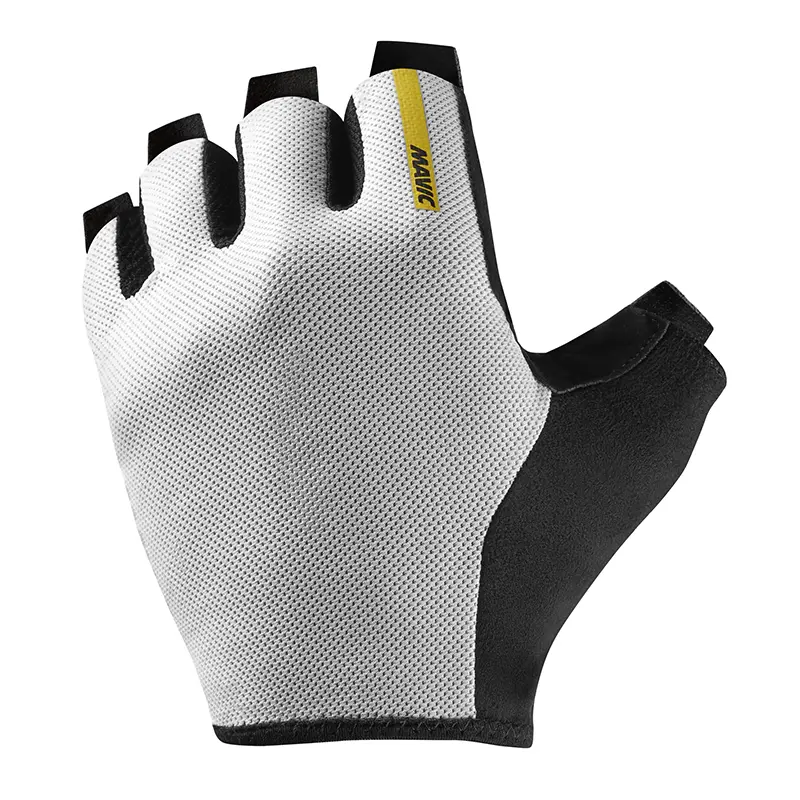 Gants vélo courts Mavic Essential Gel mi-saison blanc XL