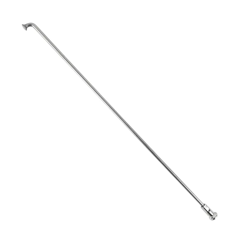 Rayon inox argent 2,6 mm L205 mm tête coudée Sapim avec écrou Sélection P2R
