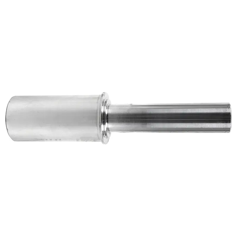 Adaptateur-broche de lève-béquille moto stand arrière monobras P2R acier argent diam 40,5 mm