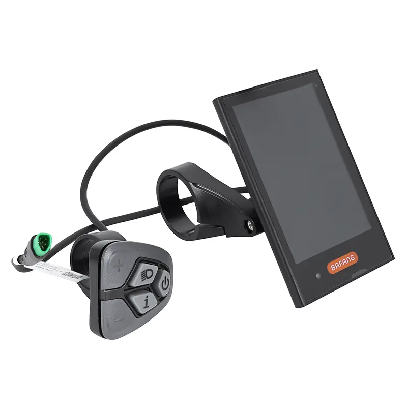 Display mit Steuereinheit VAE Bafang DP C18 CAN Bus für Mittelmotor schwarz (Halterung 22,2-25 mm, Kabel 230 mm)