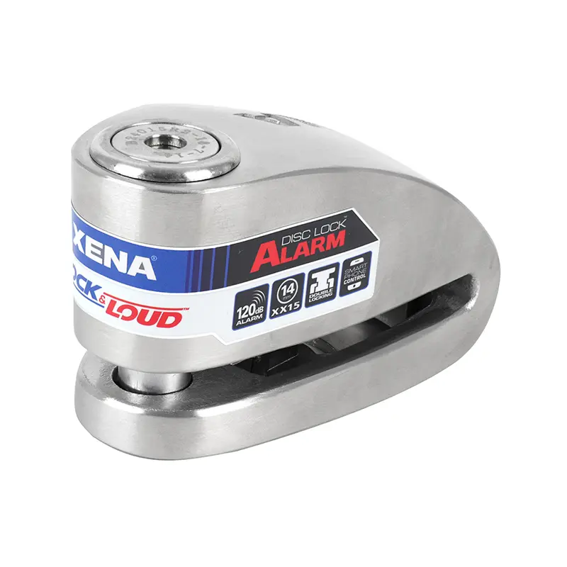 Scheibenbremssperre Xena XX15 Bluetooth mit akustischem Alarm Durchmesser 14 mm Edelstahl Klasse SRA — Ansicht 3