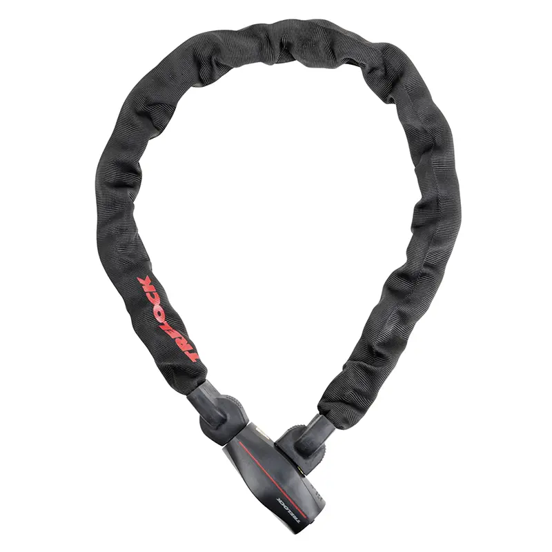Fahrradschloss Kette mit Schlüssel Trelock BC680 Ø 9.5 MM L1.10M schwarz - Sicherheitsstufe 17-18
