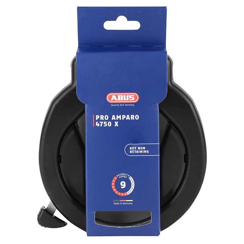 Велосипедна катана подкова Abus Pro Amparo 4750 X NR черна сигурност ниво 9-15 — изглед 5