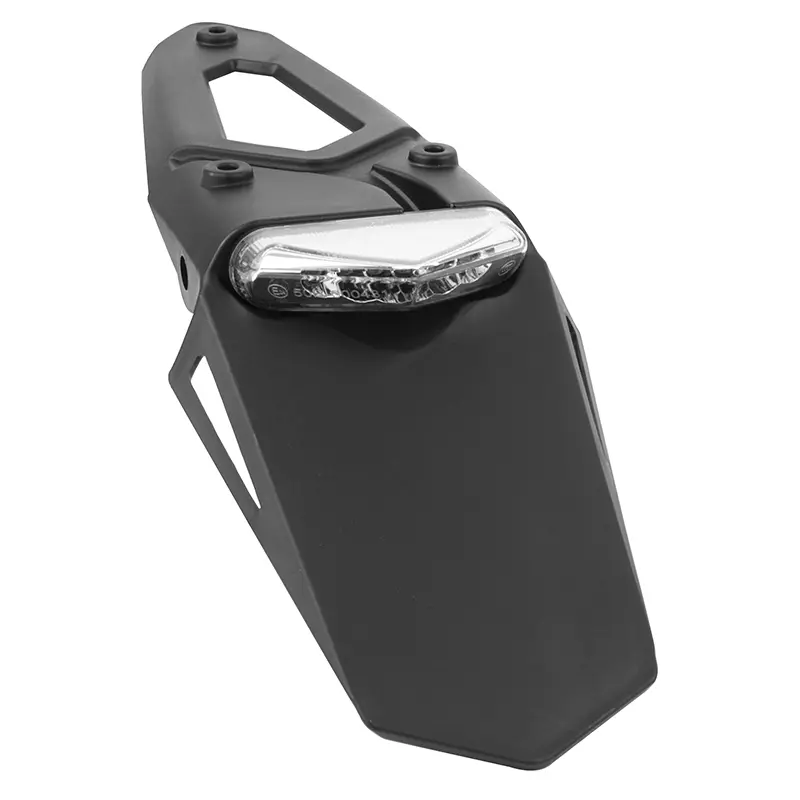 Support de plaque immatriculation avec feu LED transparent homologué CE REPLAY