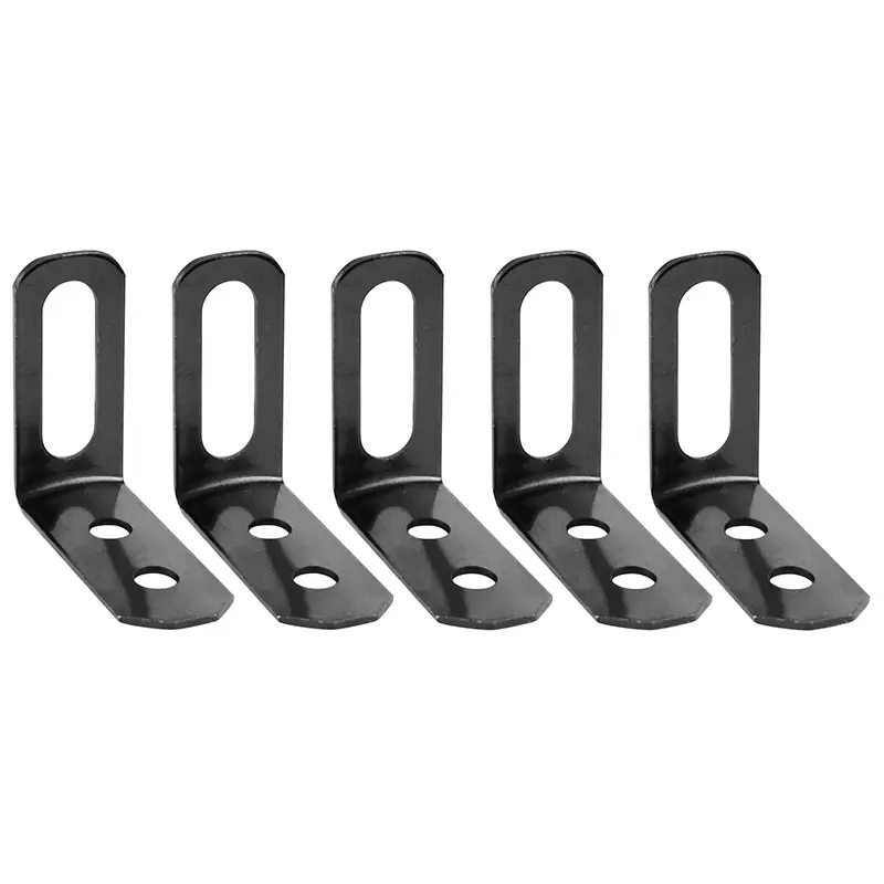 Edelstahl-Winkel Eurofender für Kotflügelbefestigung 27 mm schwarz (verkauft zu 5)