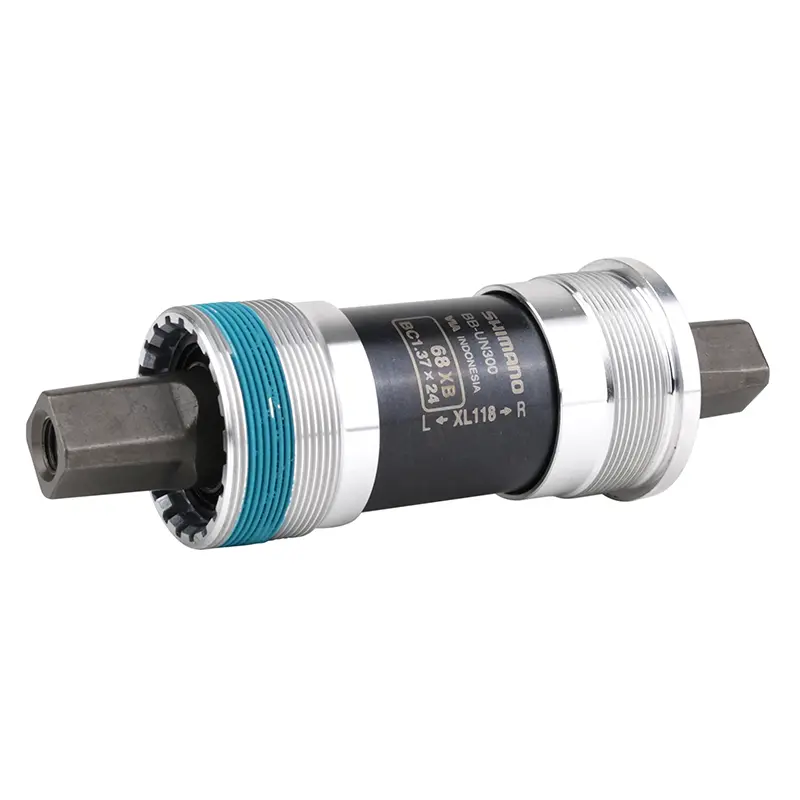 Shimano UN300 118MM 스퀘어 탭 BB (68mm 쉘) BSC - 1.37X24 (영국 나사산) (워크샵 설치)
