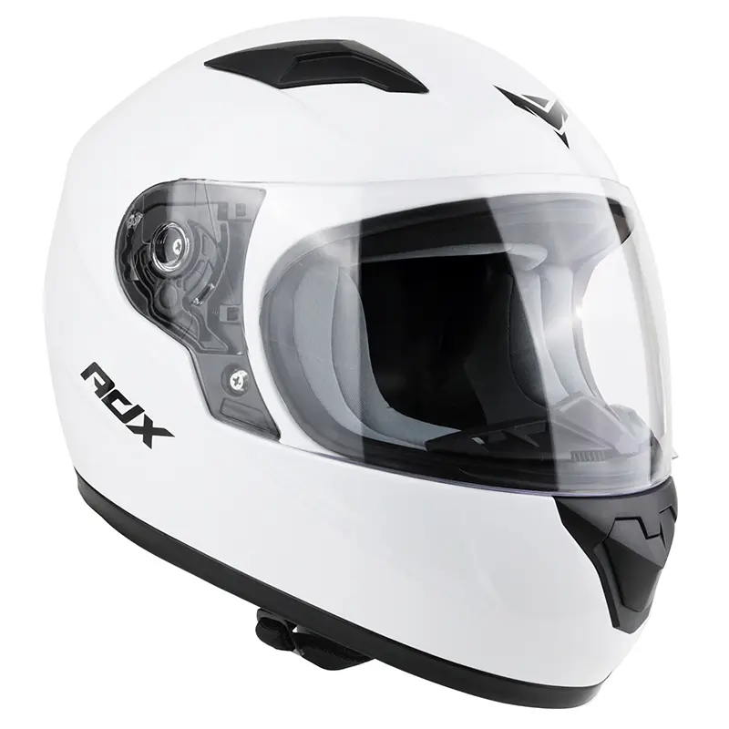 ফুল ফেস হেলমেট শিশু এডিএক্স এআই৬০০ হোয়াইট গ্লসি সিঙ্গল ভিজর ইসিই ২২.০৬