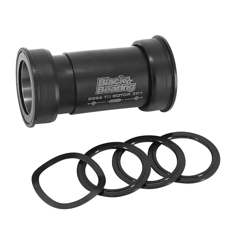 Integrierter Tretlagergehäuse-Einsatz MTB-Rennrad zum Einstecken Black Bearing BB86