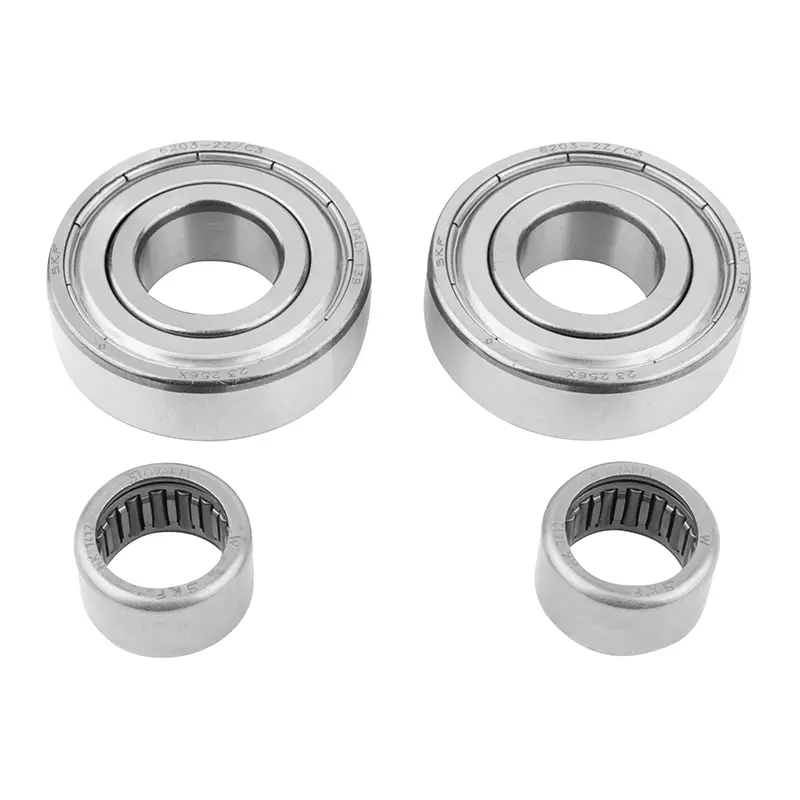 ایڈاپٹیبل ڈربی 50 سینڈا کے لیے SKF گیئر باکس بیرنگ + نیڈل کیج (2 x 6203 2Z + 2 x HK1412)