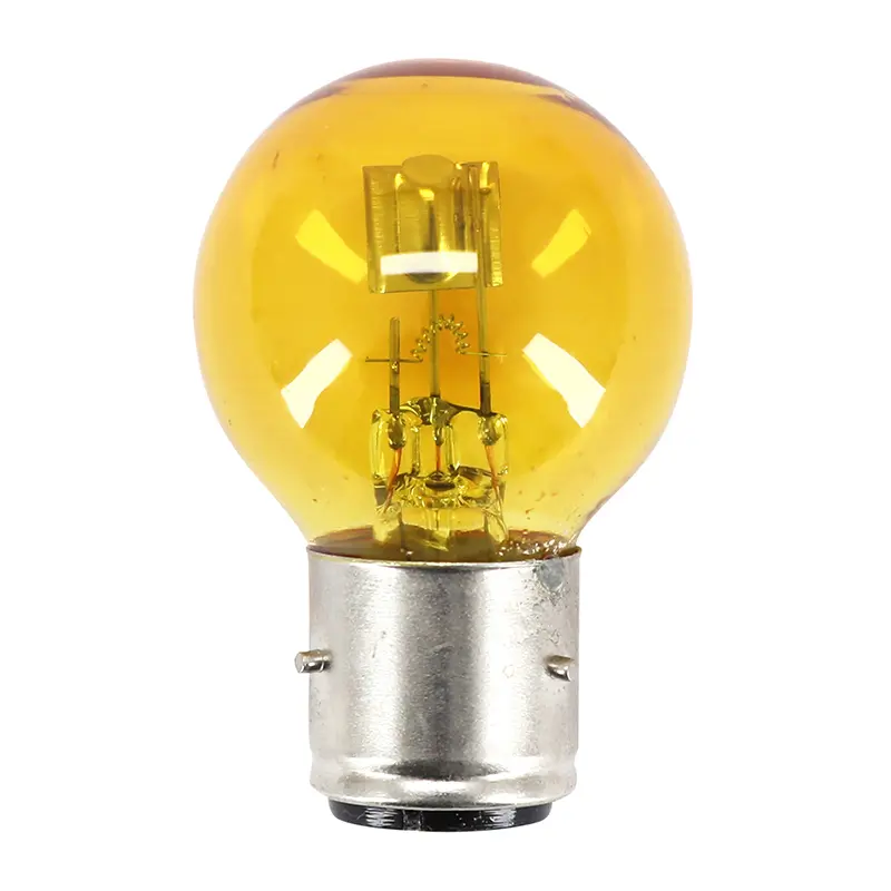 Ampoule standard 6V 25-25W culot BA21D jaune Sélection P2R