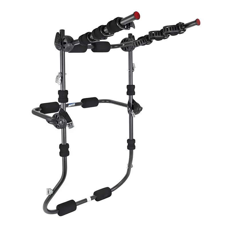 トランクドア用 自転車キャリア Mottez athena high 3ストラップ 3台用 ハイライザー - フランス製 CE認証 - 最大積載量 45KGS (100%組込済み ハイエンド製品)