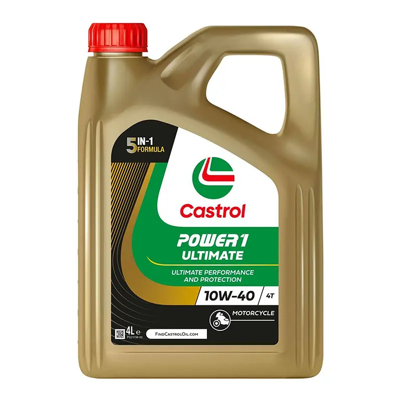 Huile moteur 4 temps Castrol power 1 ultimate 4T 10W40 (4 l)