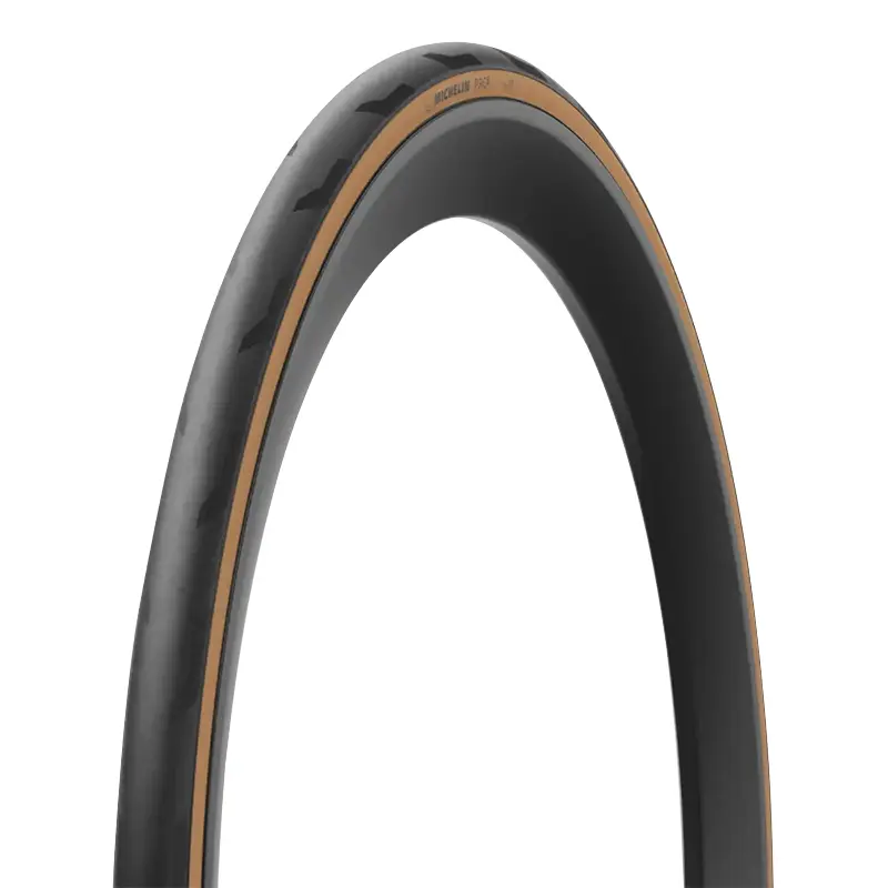 Pneu route 700 x 28 Michelin PRO5 noir flanc beige tubeless ready TS (28-622)